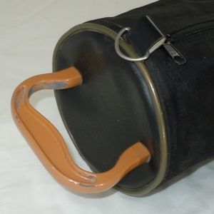 Gold Eagle Golf Ball Shagger Aluminum Zipper Black